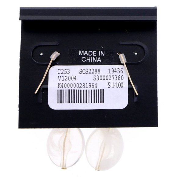 3/$20 Catherines orange and marble dangles - Picture 2 of 2